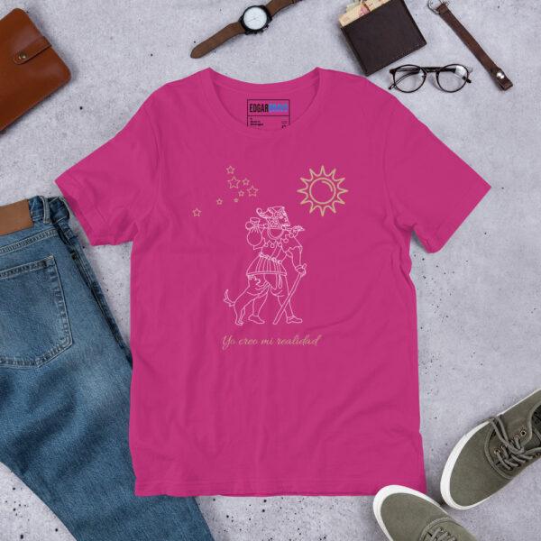 Camiseta de manga corta unisex - Colección Arcanos del Tarot (0 El Loco) - Image 7