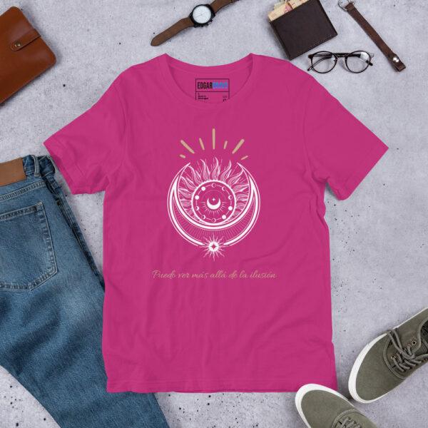 Camiseta de manga corta unisex - Colección Arcanos del Tarot (XVIII La Luna) - Image 6