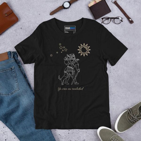 Camiseta de manga corta unisex - Colección Arcanos del Tarot (0 El Loco) - Image 5