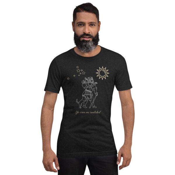 Camiseta de manga corta unisex - Colección Arcanos del Tarot (0 El Loco) - Image 4