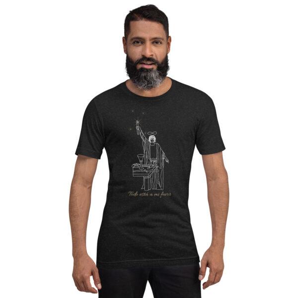 Camiseta de manga corta unisex - Colección Arcanos del Tarot (I El Mago) - Image 4