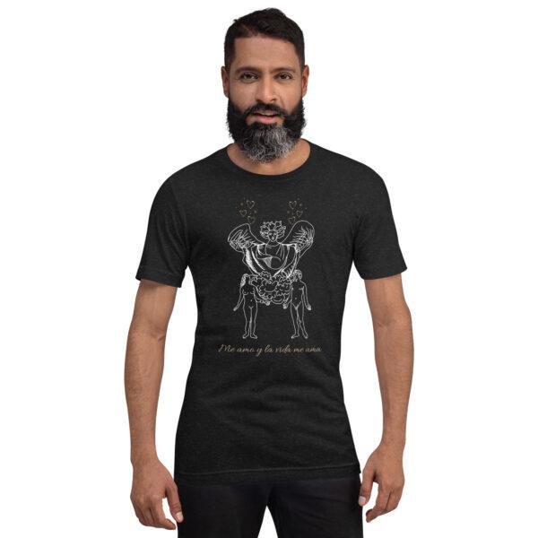 Camiseta de manga corta unisex - Colección Arcanos del Tarot (VI Los Amantes) - Image 2