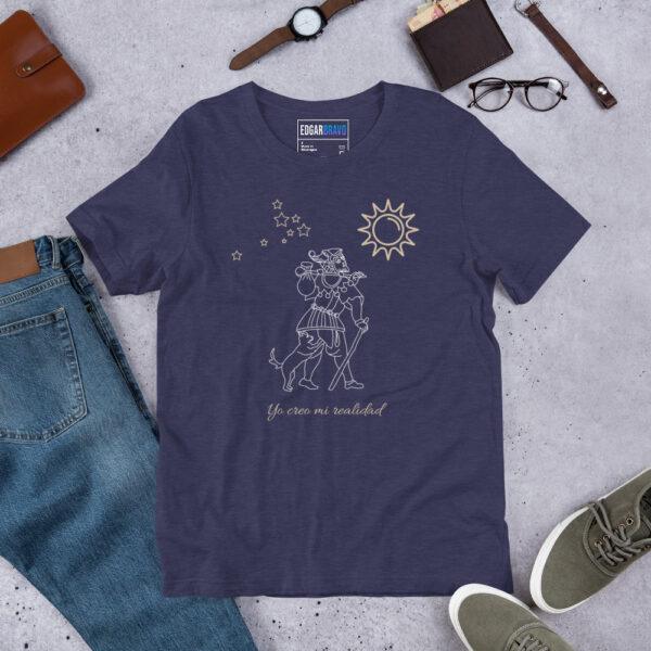 Camiseta de manga corta unisex - Colección Arcanos del Tarot (0 El Loco) - Image 6