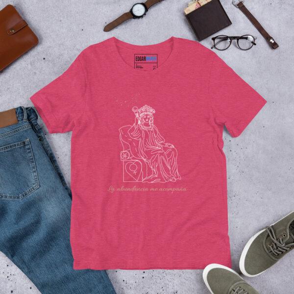 Camiseta de manga corta unisex - Colección Arcanos del Tarot (III La Emperatriz) - Image 7