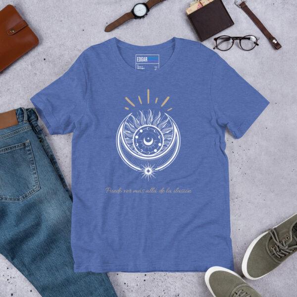 Camiseta de manga corta unisex - Colección Arcanos del Tarot (XVIII La Luna) - Image 8